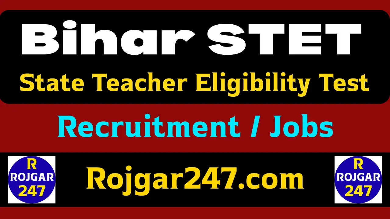 Bihar STET Online Form 2025