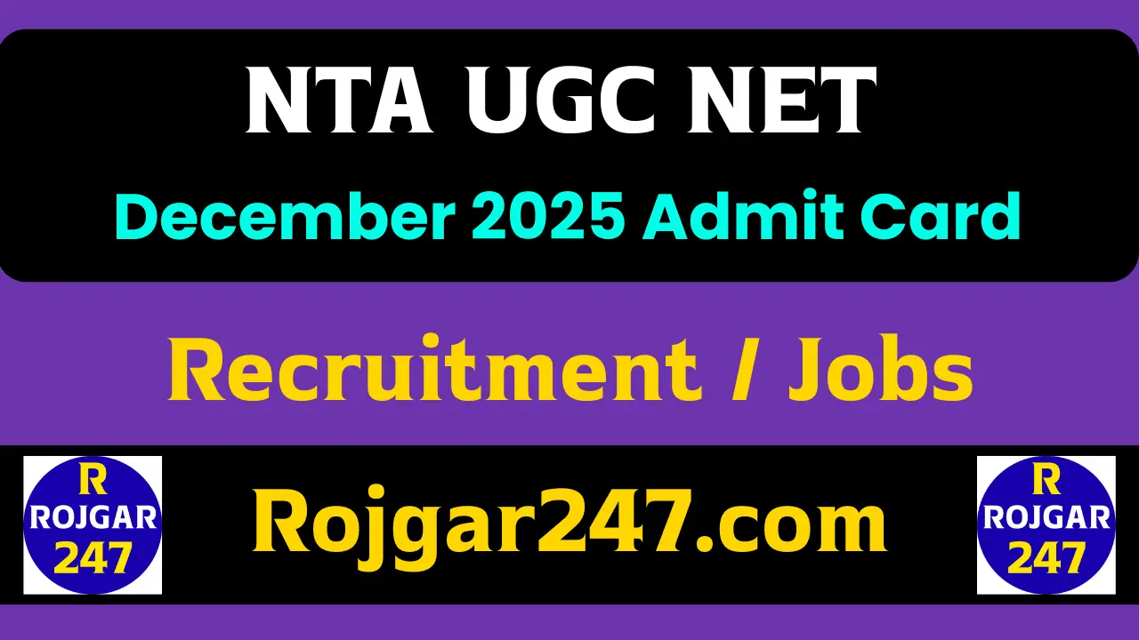 NTA UGC NET December 2025 Admit Card
